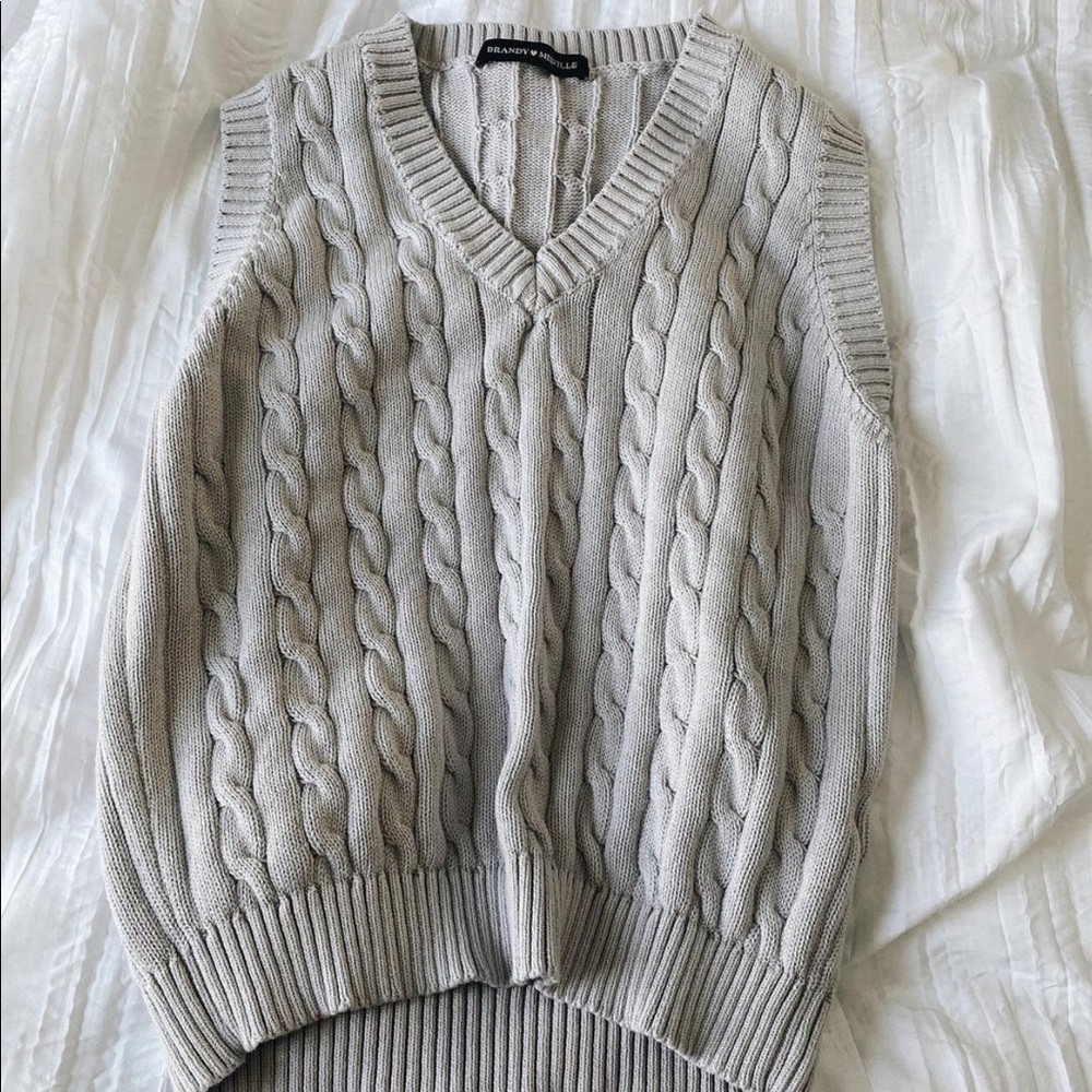 Lilac Brandy melville sweater vest, Never worn